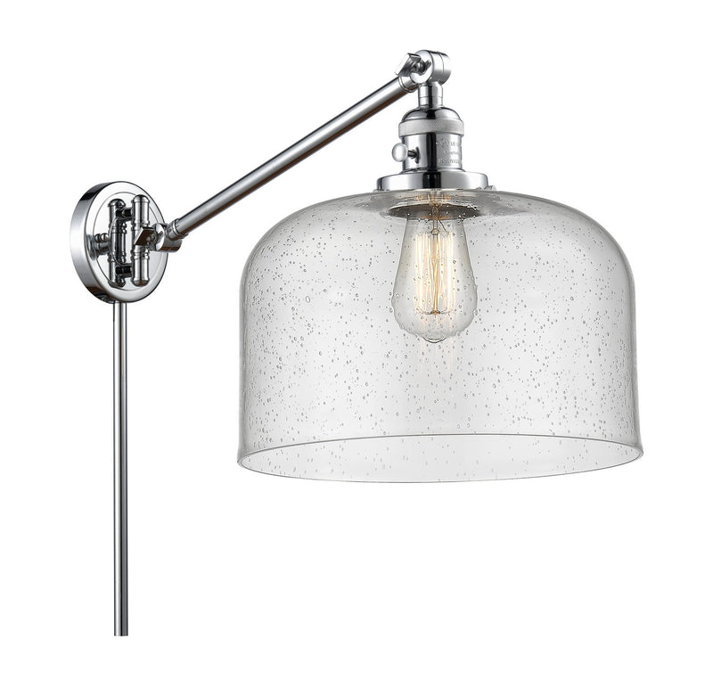 Innovations 237-PC-G74-L One Light Swing Arm Lamp, Polished Chrome