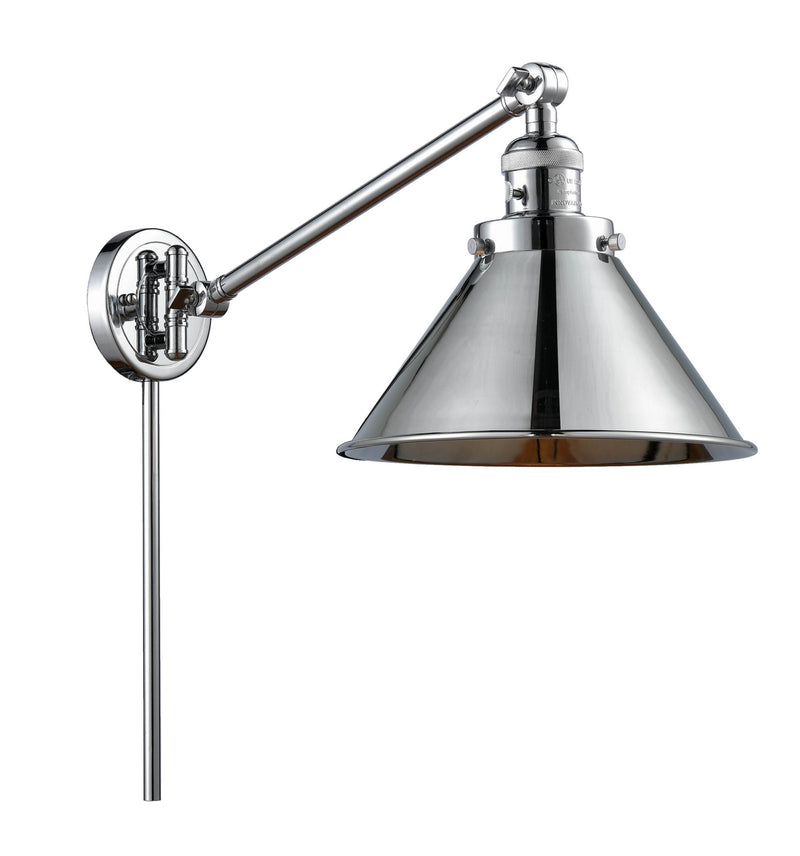 Innovations 237-PC-M10-PC One Light Swing Arm Lamp, Polished Chrome