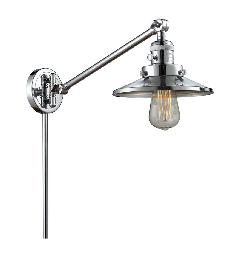 Innovations 237-PC-M7-PC One Light Swing Arm Lamp, Polished Chrome
