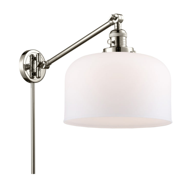 Innovations 237-PN-G71-L-LED LED Swing Arm Lamp, Polished Nickel