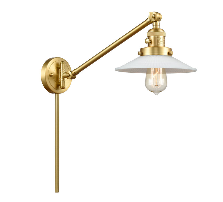 Innovations 237-SG-G1 One Light Swing Arm Lamp, Satin Gold
