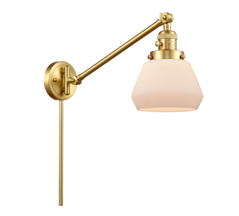 Innovations 237-SG-G171 One Light Swing Arm Lamp, Satin Gold