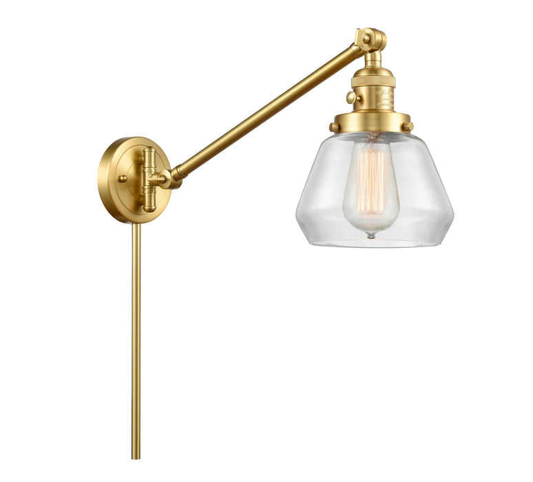 Innovations 237-SG-G172 One Light Swing Arm Lamp, Satin Gold