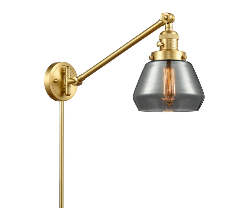 Innovations 237-SG-G173 One Light Swing Arm Lamp, Satin Gold