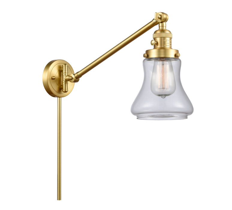 Innovations 237-SG-G192 One Light Swing Arm Lamp, Satin Gold