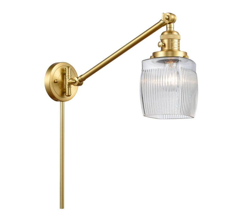 Innovations 237-SG-G302 One Light Swing Arm Lamp, Satin Gold