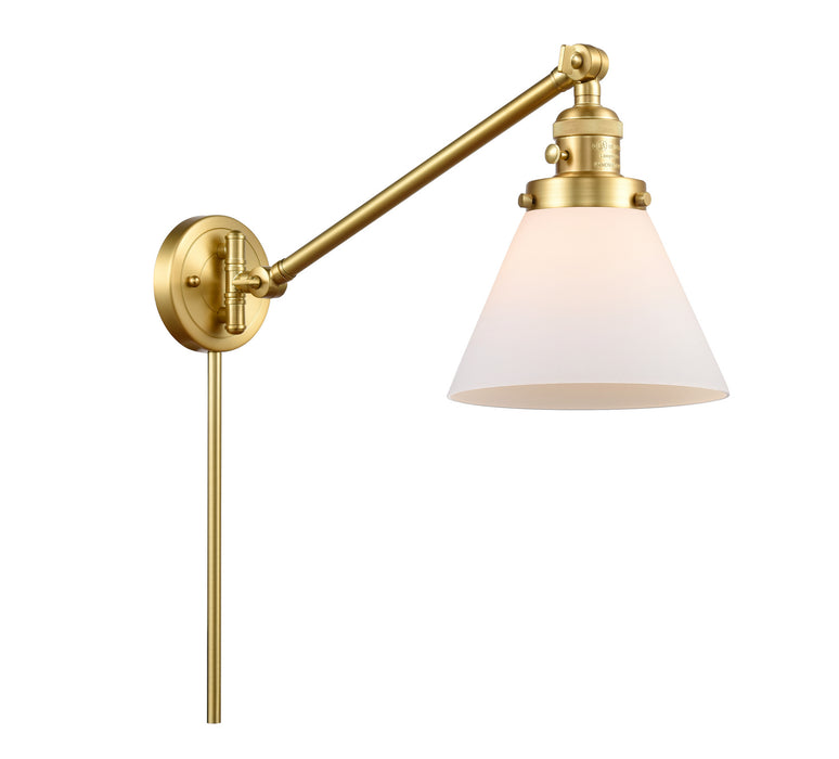 Innovations 237-SG-G41 One Light Swing Arm Lamp, Satin Gold