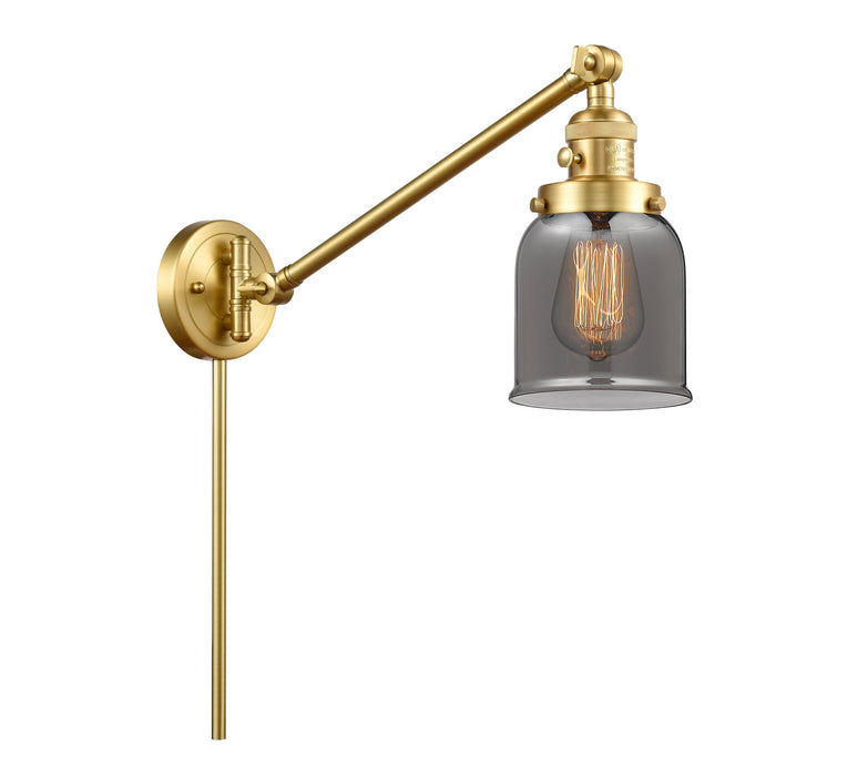 Innovations 237-SG-G53 One Light Swing Arm Lamp, Satin Gold