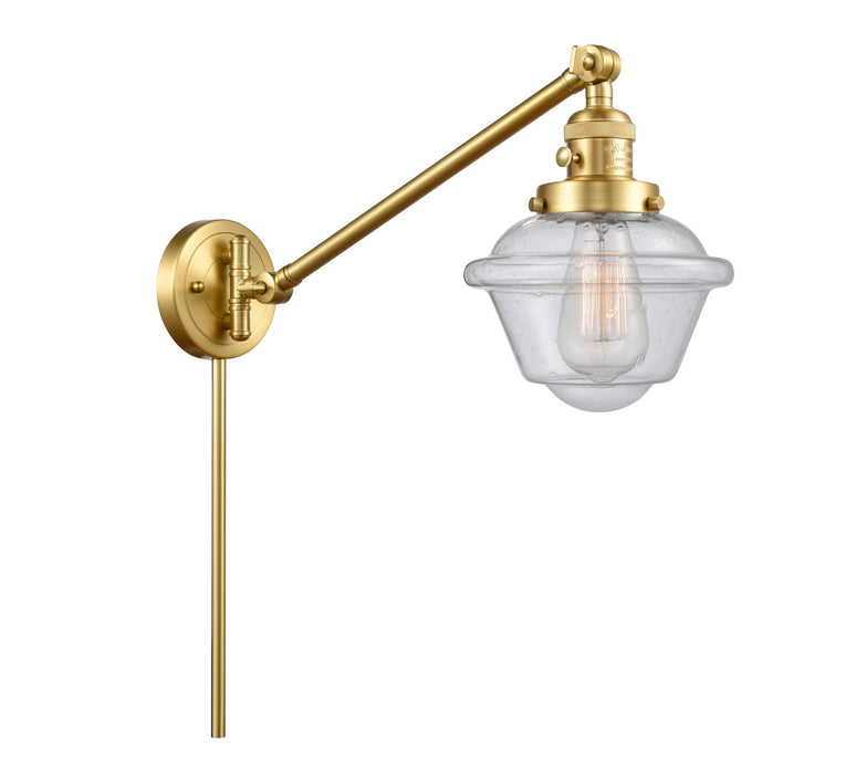 Innovations 237-SG-G534 One Light Swing Arm Lamp, Satin Gold