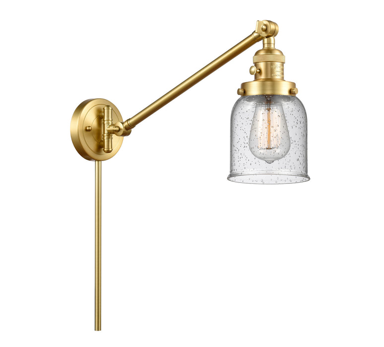 Innovations 237-SG-G54 One Light Swing Arm Lamp, Satin Gold