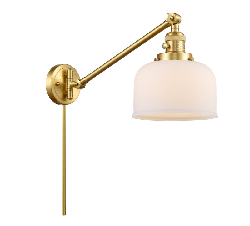 Innovations 237-SG-G71 One Light Swing Arm Lamp, Satin Gold