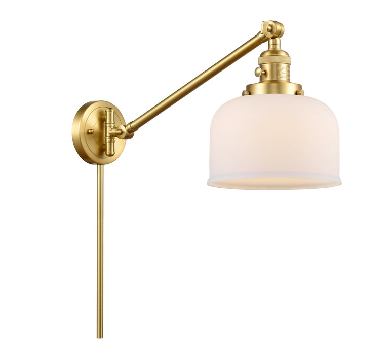 Innovations 237-SG-G71 One Light Swing Arm Lamp, Satin Gold