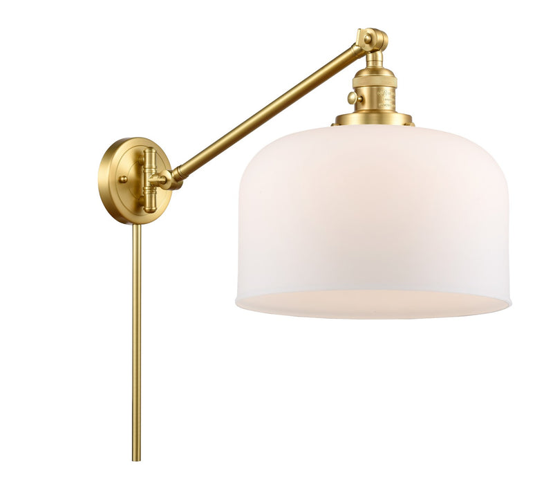 Innovations 237-SG-G71-L One Light Swing Arm Lamp, Satin Gold