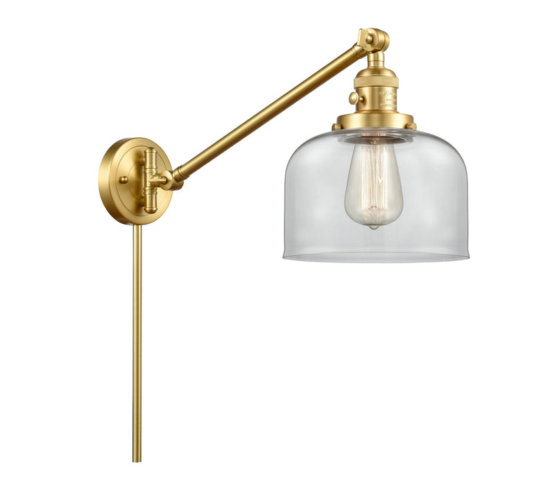 Innovations 237-SG-G72 One Light Swing Arm Lamp, Satin Gold