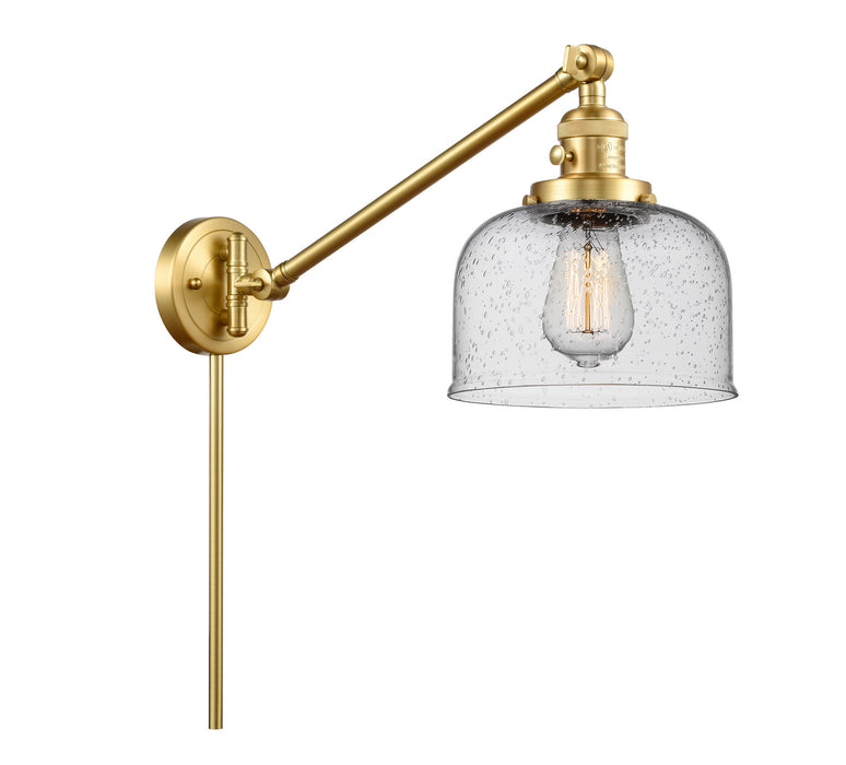 Innovations 237-SG-G74 One Light Swing Arm Lamp, Satin Gold