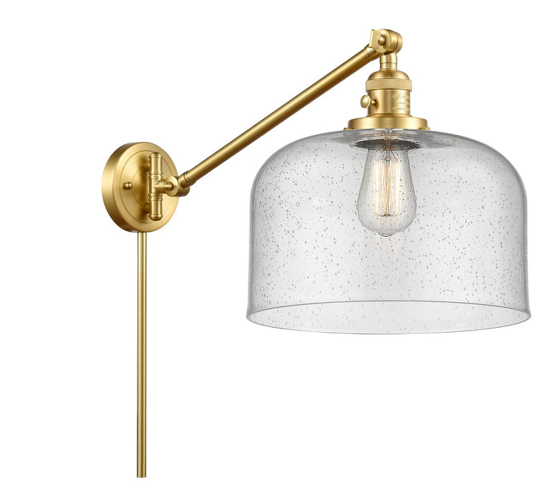 Innovations 237-SG-G74-L One Light Swing Arm Lamp, Satin Gold