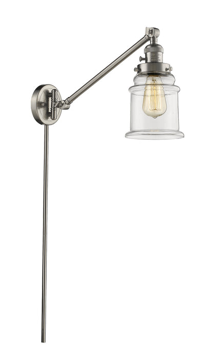 Innovations 237-SN-G182-LED LED Swing Arm Lamp, Brushed Satin Nickel