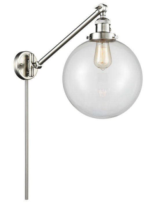 Innovations 237-SN-G202-10-LED LED Swing Arm Lamp, Brushed Satin Nickel