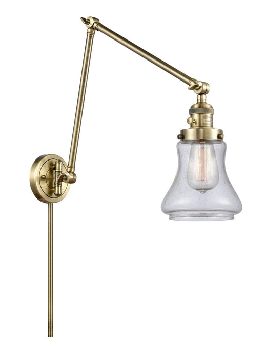 Innovations 238-AB-G194-LED LED Swing Arm Lamp, Antique Brass