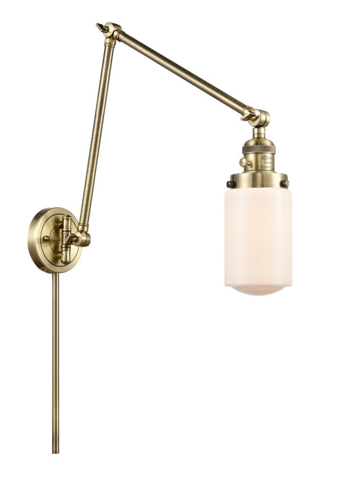 Innovations 238-AB-G311-LED LED Swing Arm Lamp, Antique Brass