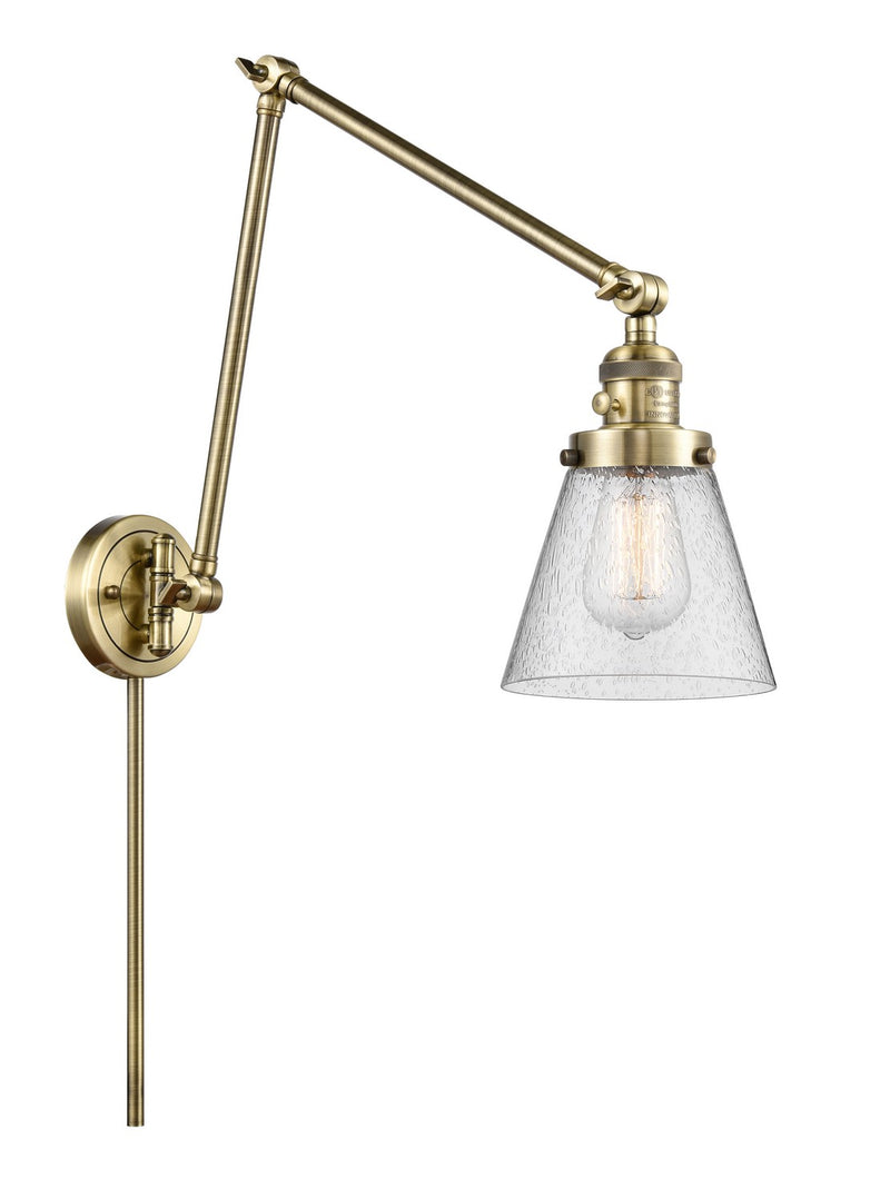 Innovations 238-AB-G64-LED LED Swing Arm Lamp, Antique Brass