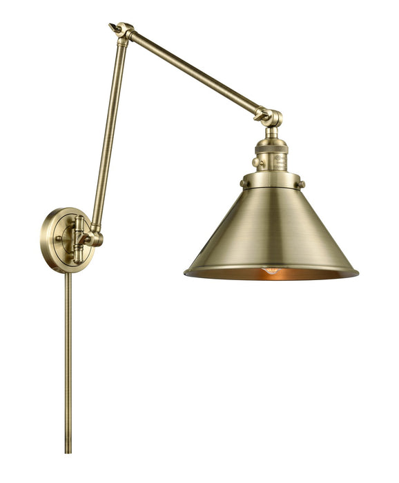 Innovations 238-AB-M10-AB-LED LED Swing Arm Lamp, Antique Brass