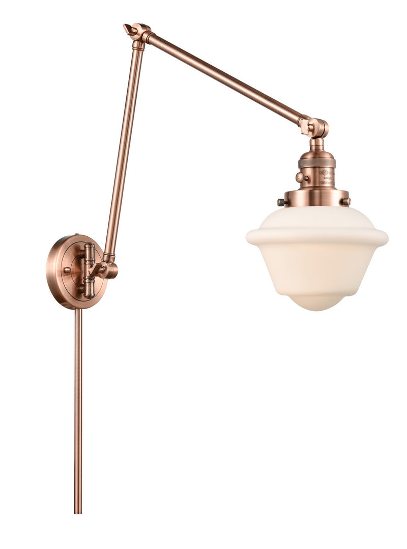 Innovations 238-AC-G531-LED LED Swing Arm Lamp, Antique Copper