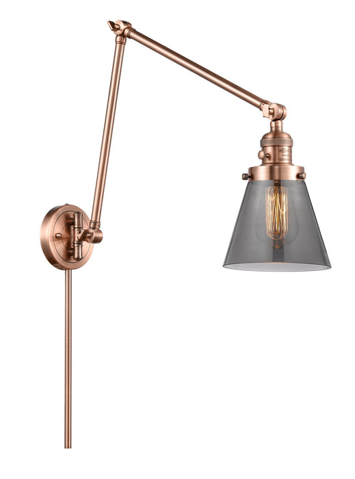 Innovations 238-AC-G63-LED LED Swing Arm Lamp, Antique Copper