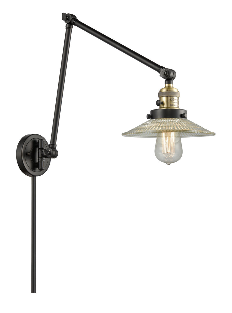 Innovations 238-BAB-G2 One Light Swing Arm Lamp, Black Antique Brass