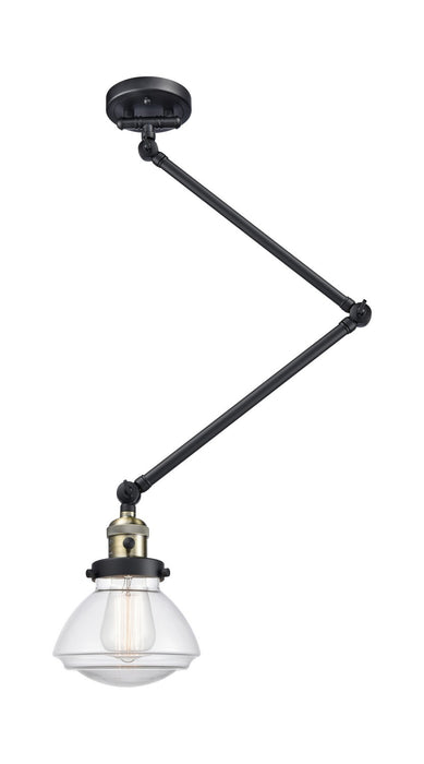 Innovations 238-BAB-G322-LED LED Swing Arm Lamp, Black Antique Brass