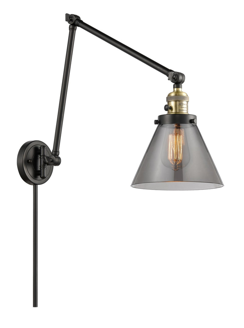 Innovations 238-BAB-G43-LED LED Swing Arm Lamp, Black Antique Brass