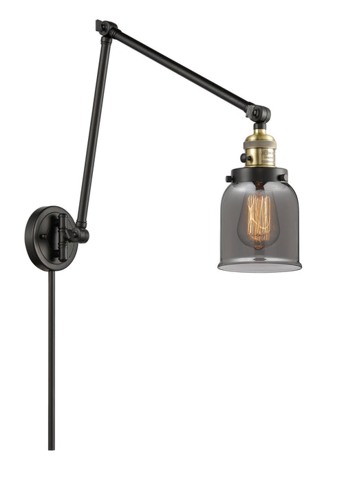 Innovations 238-BAB-G53 One Light Swing Arm Lamp, Black Antique Brass