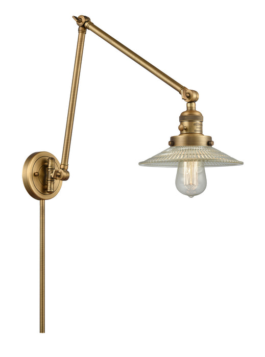 Innovations 238-BB-G2 One Light Swing Arm Lamp, Brushed Brass