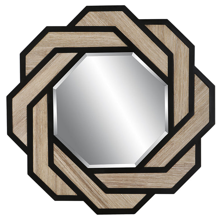 Uttermost 09802 Mirror, Satin Black