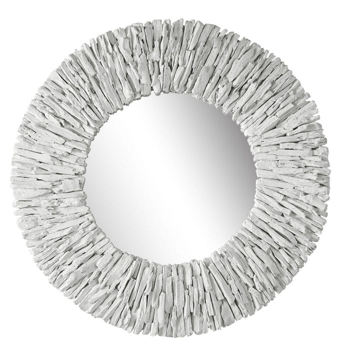 Uttermost 09808 Mirror, Matte White