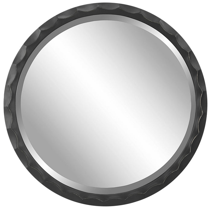 Uttermost 09818 Mirror, Aged Black
