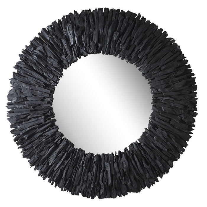 Uttermost 09811 Mirror, Satin Black
