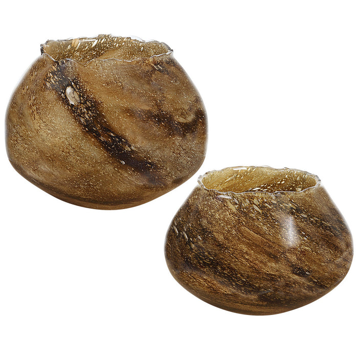 Uttermost 18031 Vases, Set/2, Bubbled Tortoise