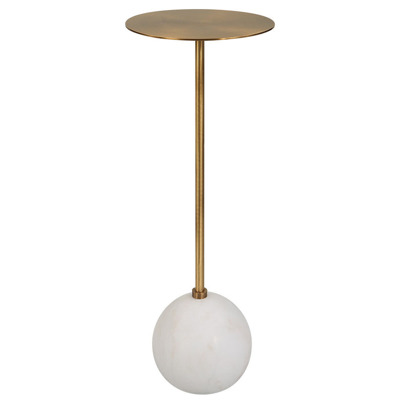 Uttermost 25216 Drink Table, Solid Brass
