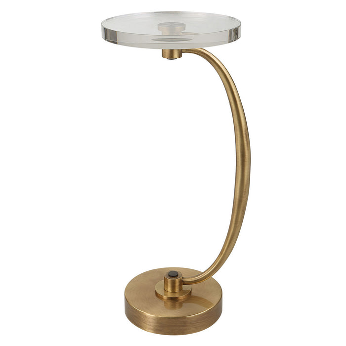 Uttermost 25227 Drink Table, Antique Brass