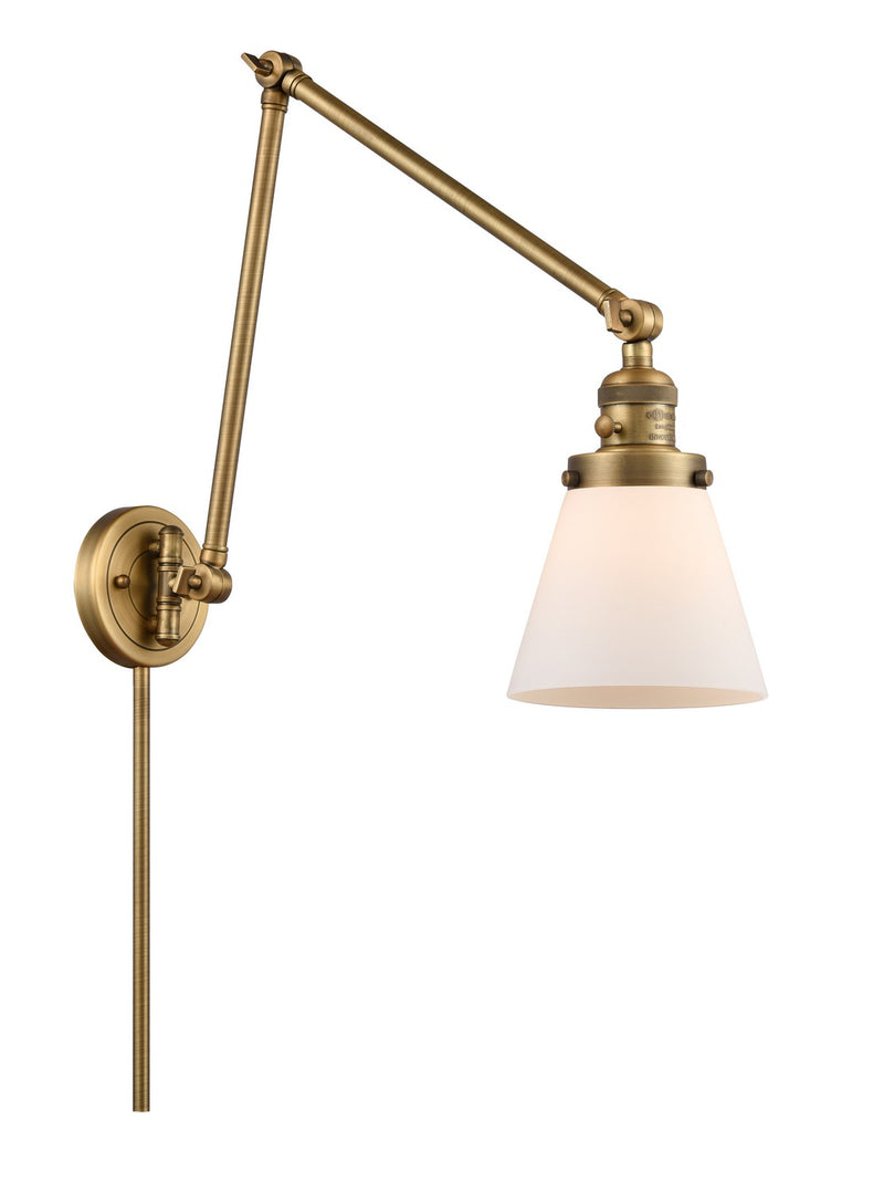 Innovations 238-BB-G61-LED LED Swing Arm Lamp, Brushed Brass
