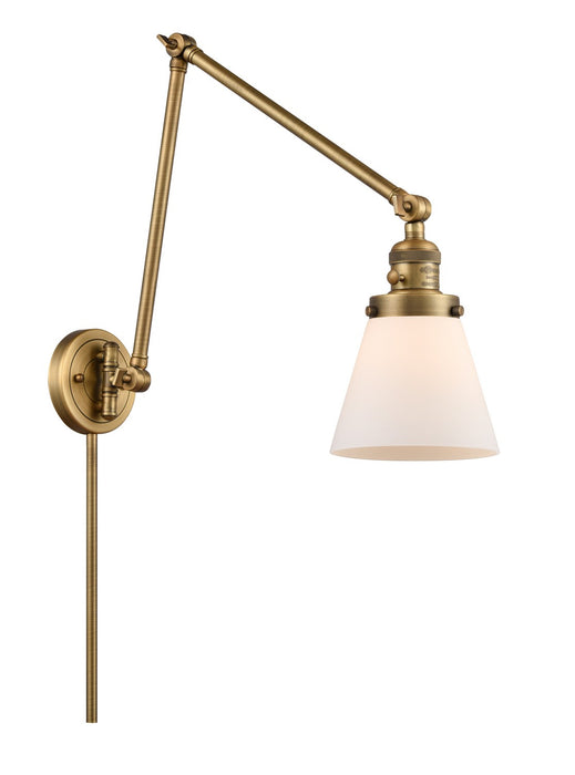 Innovations 238-BB-G61-LED LED Swing Arm Lamp, Brushed Brass
