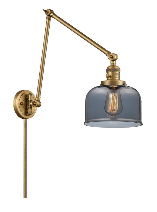 Innovations 238-BB-G73 One Light Swing Arm Lamp, Brushed Brass