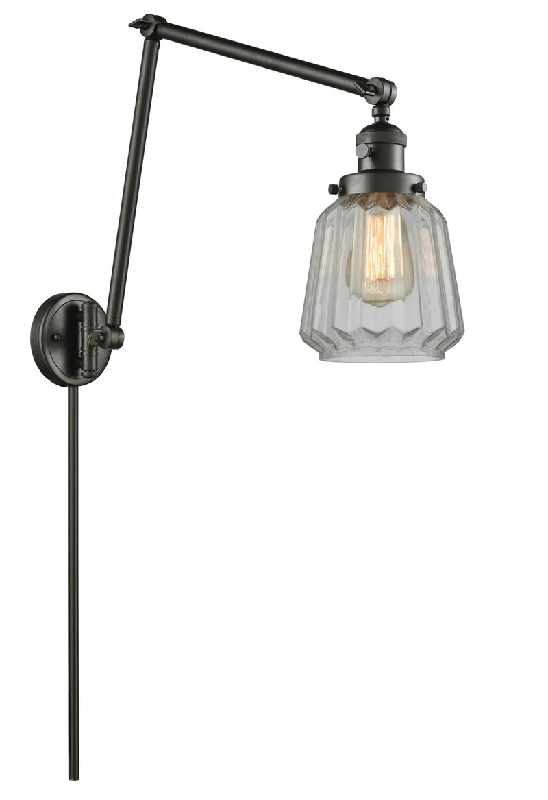 Innovations 238-OB-G142 One Light Swing Arm Lamp, Oil Rubbed Bronze