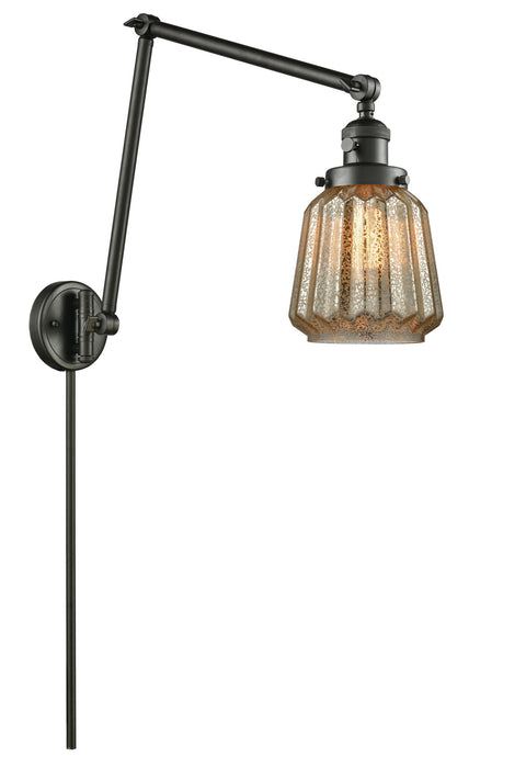 Innovations 238-OB-G146 One Light Swing Arm Lamp, Oil Rubbed Bronze