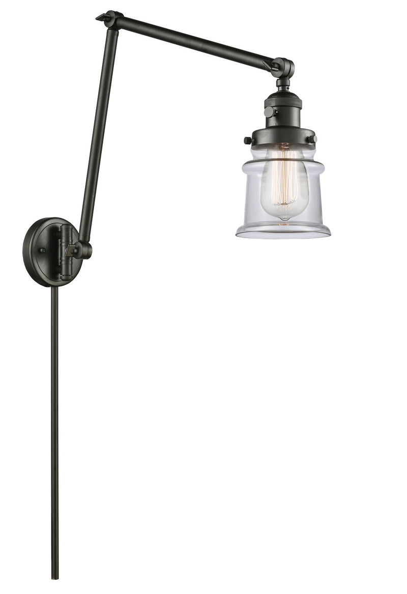 Innovations 238-OB-G182S-LED LED Swing Arm Lamp, Oil Rubbed Bronze