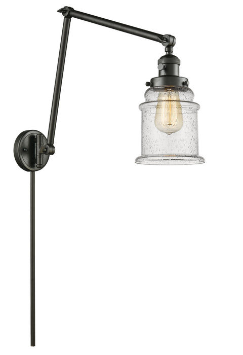 Innovations 238-OB-G184-LED LED Swing Arm Lamp, Oil Rubbed Bronze