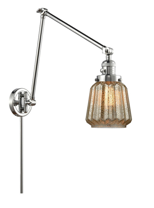 Innovations 238-PC-G146-LED LED Swing Arm Lamp, Polished Chrome