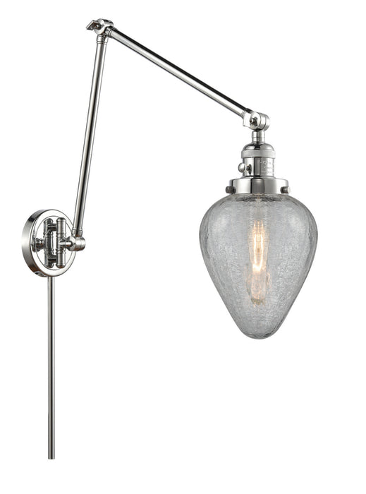 Innovations 238-PC-G165 One Light Swing Arm Lamp, Polished Chrome