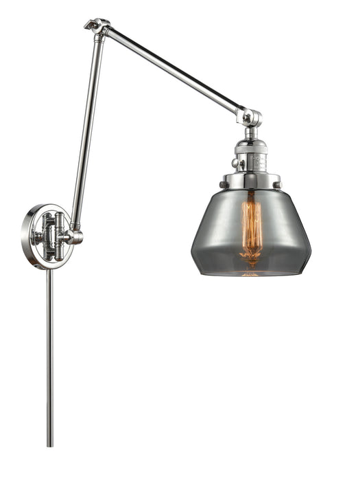 Innovations 238-PC-G173 One Light Swing Arm Lamp, Polished Chrome
